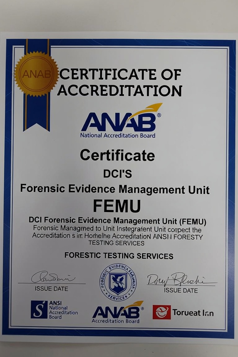 ANAB certification